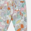 Salopette en denim imprimé forêt Salopette en denim imprimé forêt