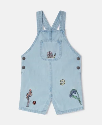 Salopette en denim Woodland Friends