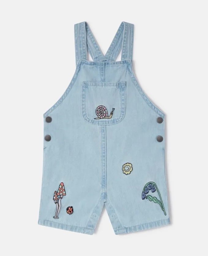 Salopette en denim Woodland Friends Salopette en denim Woodland Friends