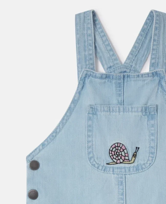 Salopette en denim Woodland Friends Salopette en denim Woodland Friends