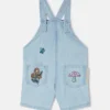 Salopette en denim Woodland Friends Salopette en denim Woodland Friends