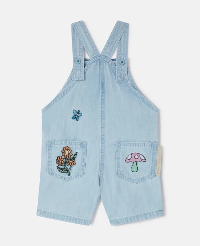 Salopette en denim Woodland Friends Salopette en denim Woodland Friends