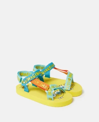Sandales à motif Bob l&rsquo;éponge