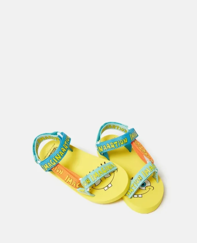 Sandales à motif Bob l&rsquo;éponge