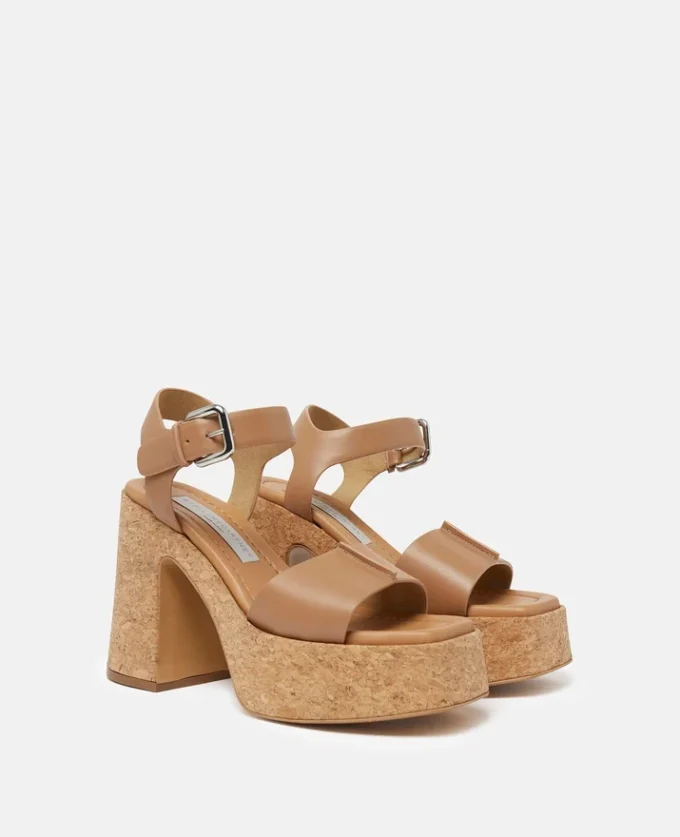 Sandales à plateforme et boucles Skyla