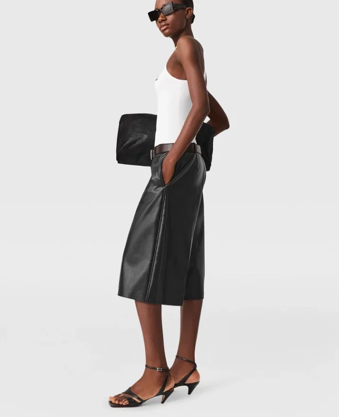 Short bermuda vegan à jambes larges Short bermuda vegan à jambes larges