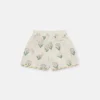 Short à bord festonné et élastique Daisies