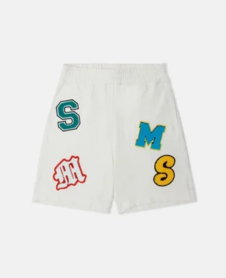 Short brodé aux initiales de la marque