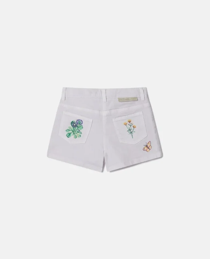 Short brodé de fleurs Short brodé de fleurs