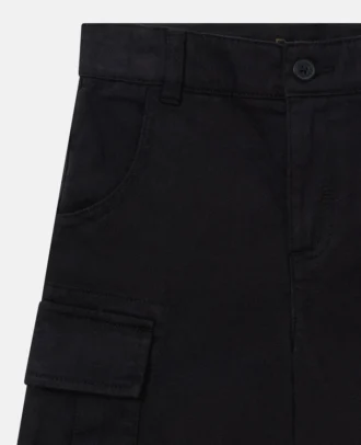 Short cargo en gabardine