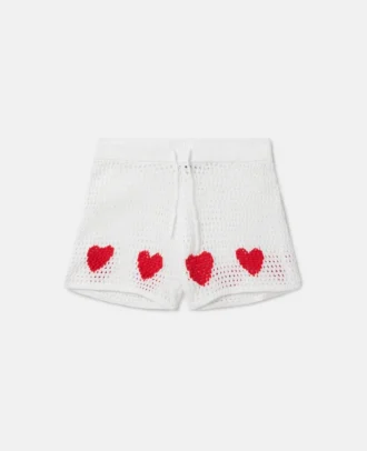Short à cœurs crochetés