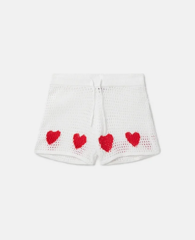 Short à cœurs crochetés Short à cœurs crochetés