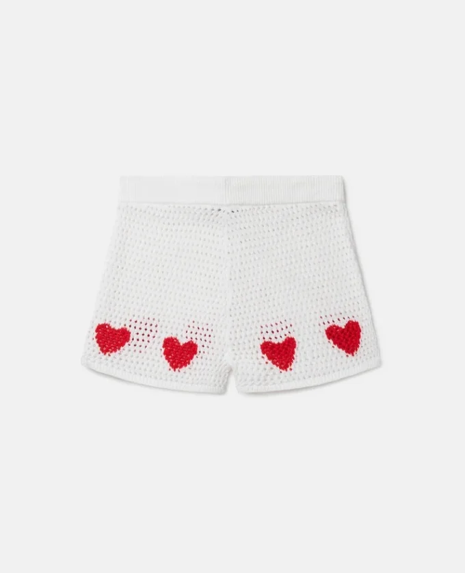Short à cœurs crochetés Short à cœurs crochetés