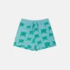 Short à cordon et imprimé grenouilles Short à cordon et imprimé grenouilles