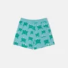 Short à cordon et imprimé grenouilles Short à cordon et imprimé grenouilles