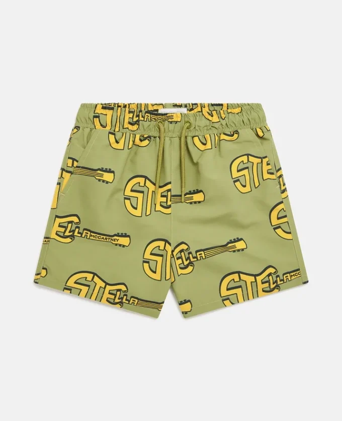 Short de bain imprimé guitare Short de bain imprimé guitare