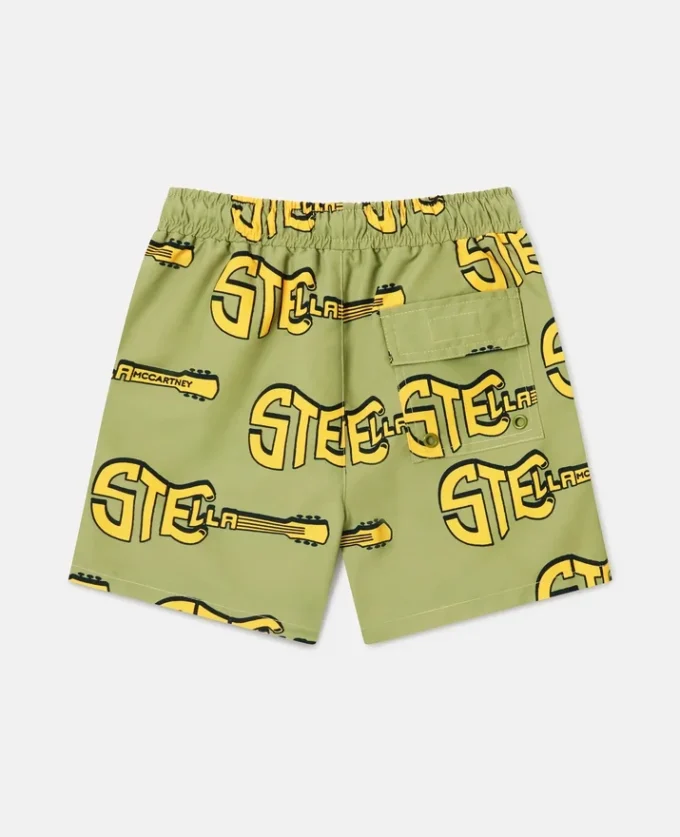 Short de bain imprimé guitare Short de bain imprimé guitare