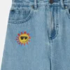 Short en denim imprimé Sunshine