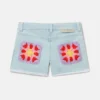 Short en denim à jambes droites Short en denim à jambes droites
