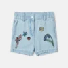Short en denim élastiqué Woodland Friends Short en denim élastiqué Woodland Friends