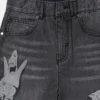Short en denim à motif Bob l’éponge Short en denim à motif Bob l’éponge