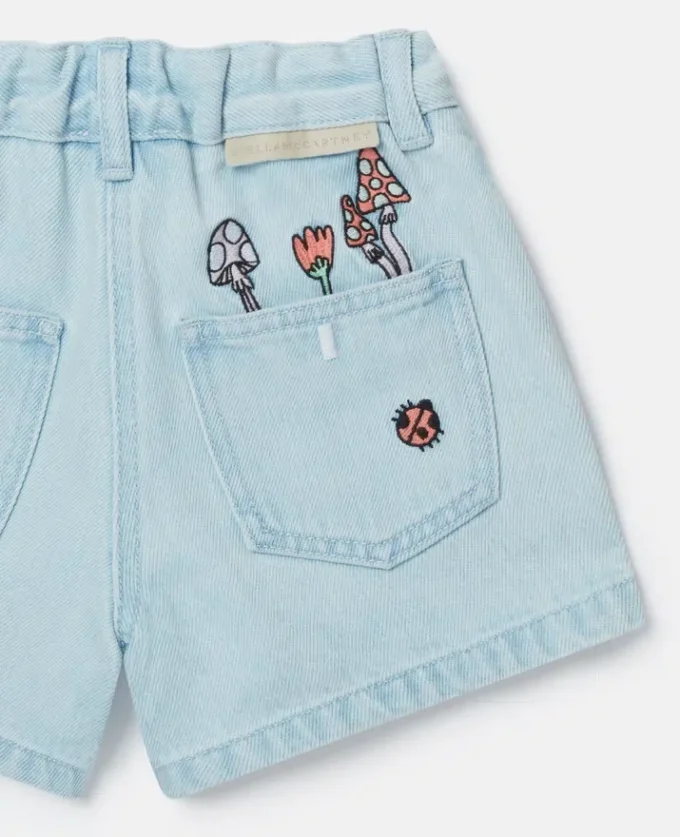Short en denim Woodland Friends Short en denim Woodland Friends