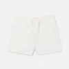Short en jersey brodé
