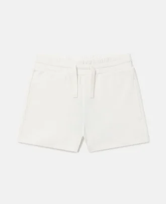 Short en jersey brodé