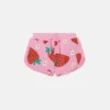 Short à franges imprimé fraises