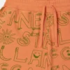 Short imprimé avec lettrage de la marque Short imprimé avec lettrage de la marque