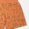 Short imprimé avec lettrage de la marque Short imprimé avec lettrage de la marque