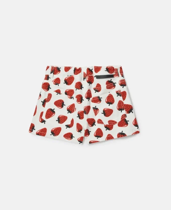 Short imprimé fraises