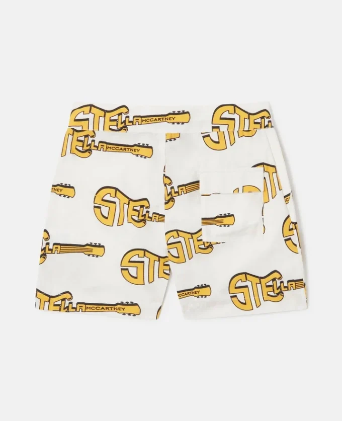 Short imprimé guitare