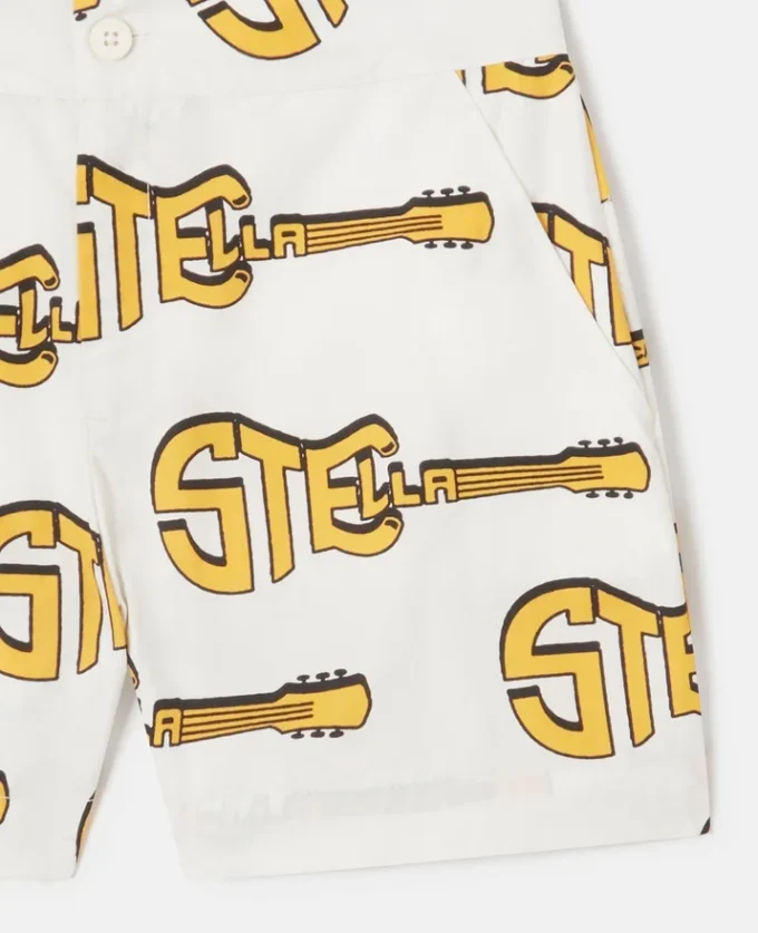 Short imprimé guitare