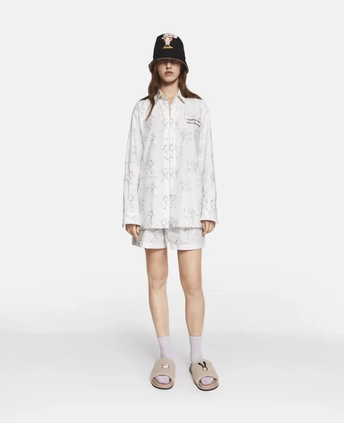 Chemise imprimée Sheep Can Never Sleep Chemise imprimée Sheep Can Never Sleep