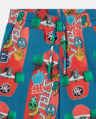 Short imprimé skateboard