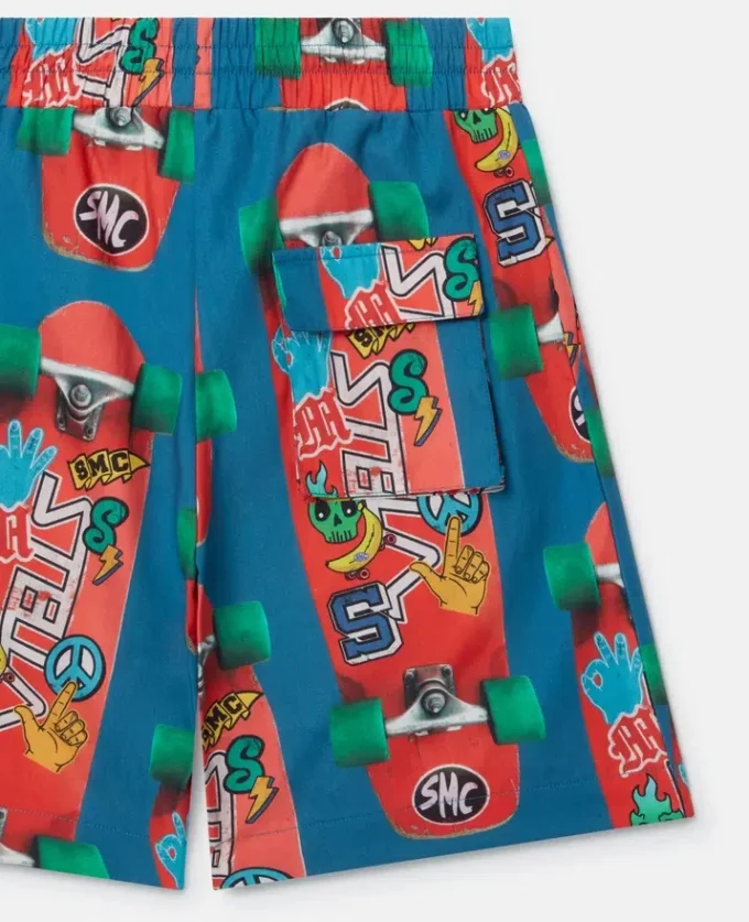 Short imprimé skateboard Short imprimé skateboard