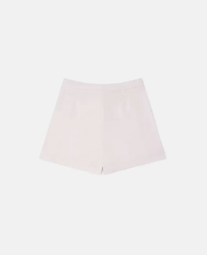Short plissé ajusté