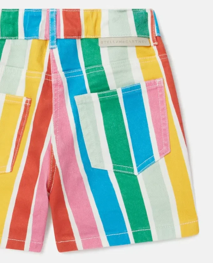 Short rayé