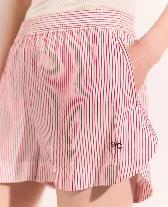 Short rayé élastiqué Short rayé élastiqué