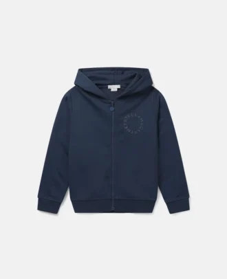 Sweat à capuche zippé avec logo