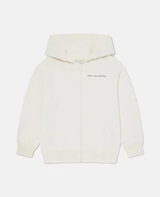 Sweat à capuche zippé avec logo