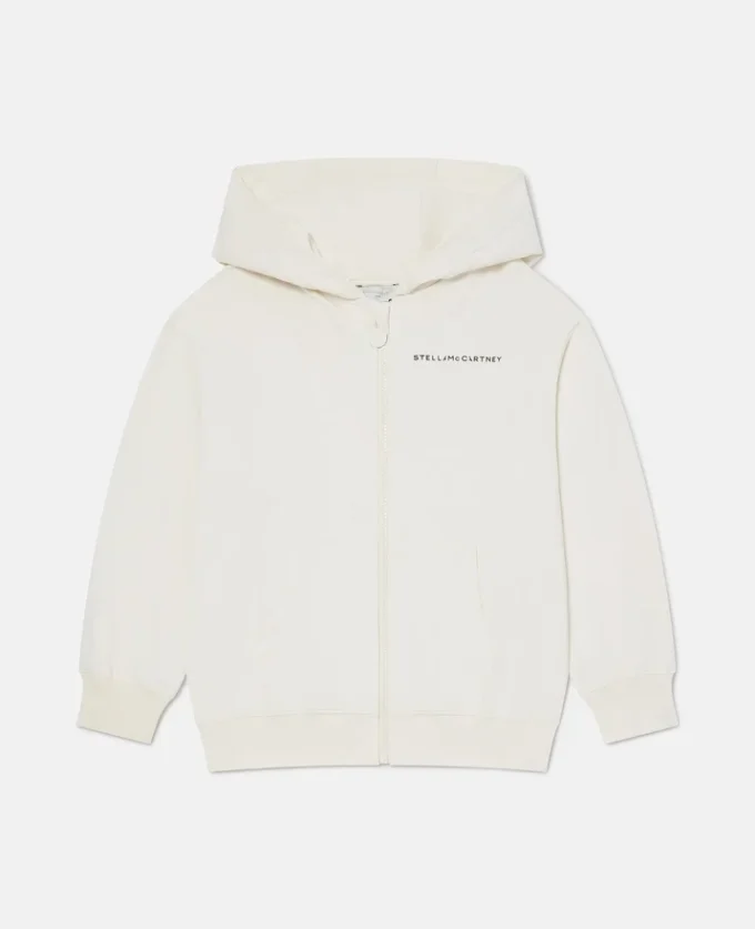 Sweat à capuche zippé avec logo