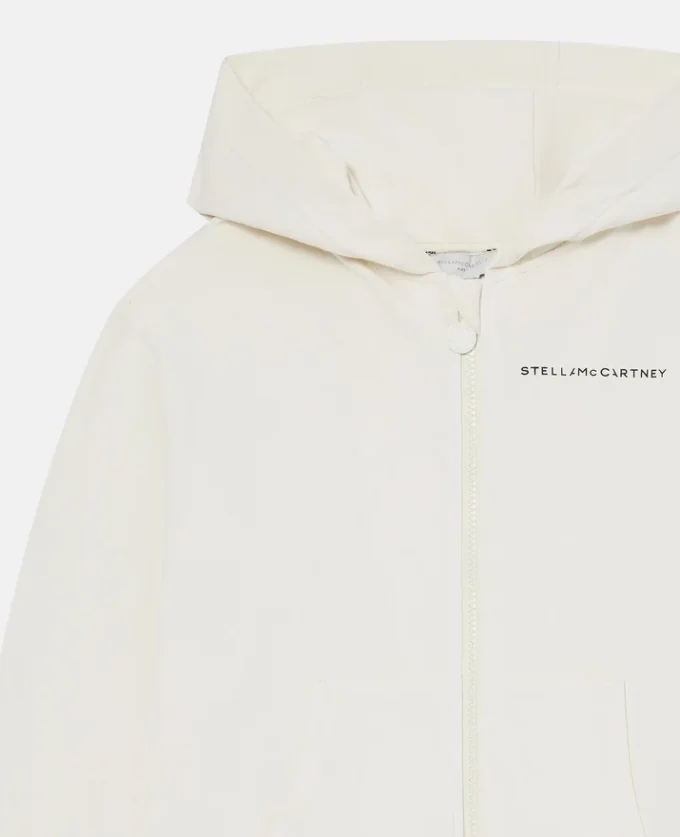 Sweat à capuche zippé avec logo