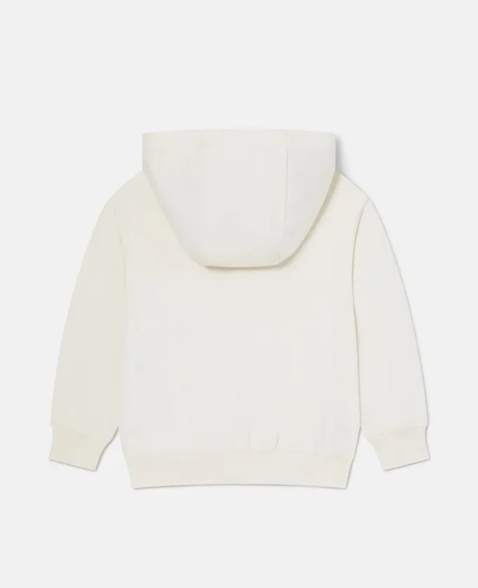 Sweat à capuche zippé avec logo