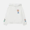 Sweat à capuche zippé avec motif floral Sweat à capuche zippé avec motif floral