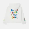 Sweat à capuche zippé avec motif floral Sweat à capuche zippé avec motif floral