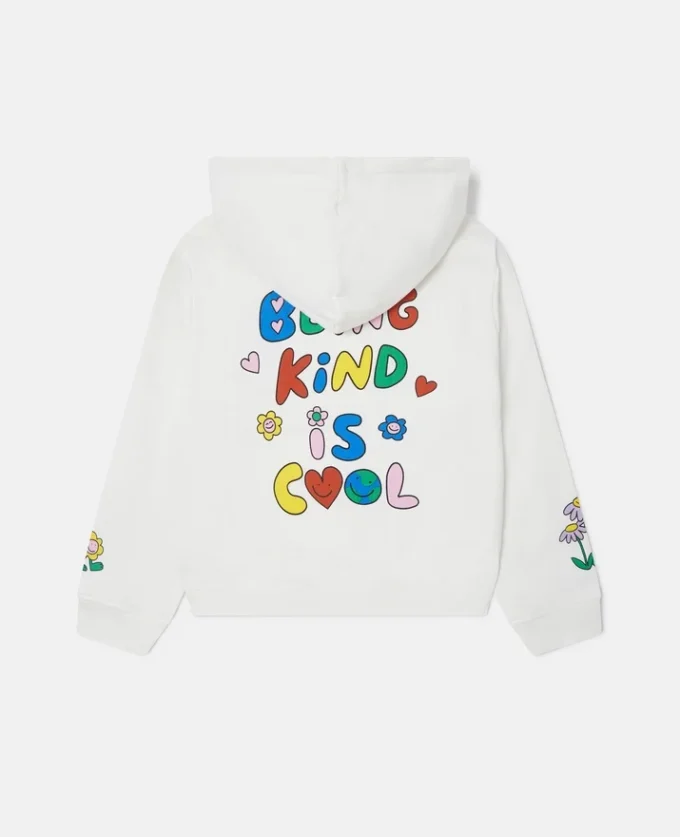 Sweat à capuche zippé avec motif floral Sweat à capuche zippé avec motif floral