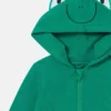 Sweat à capuche zippé avec motif grenouille