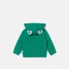 Sweat à capuche zippé avec motif grenouille